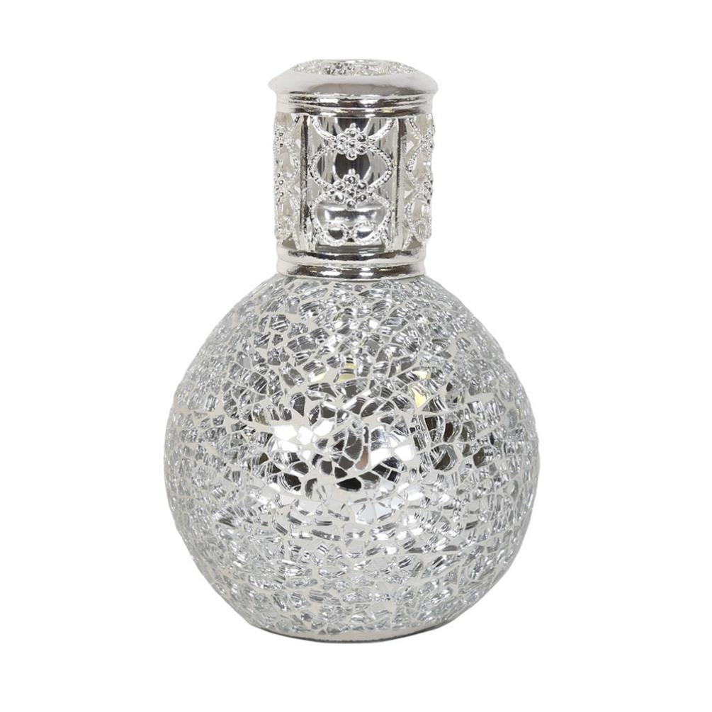 Aroma Silver Crackle Fragrance Lamp £26.99